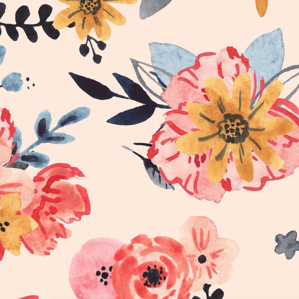 In Bloom (Blush) Wallpaper
