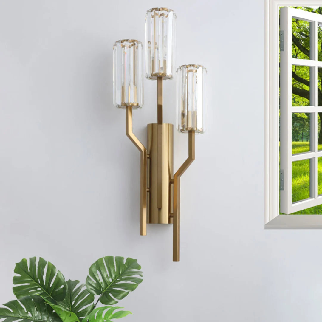 Irlin Trio Crystal Wall Lamp