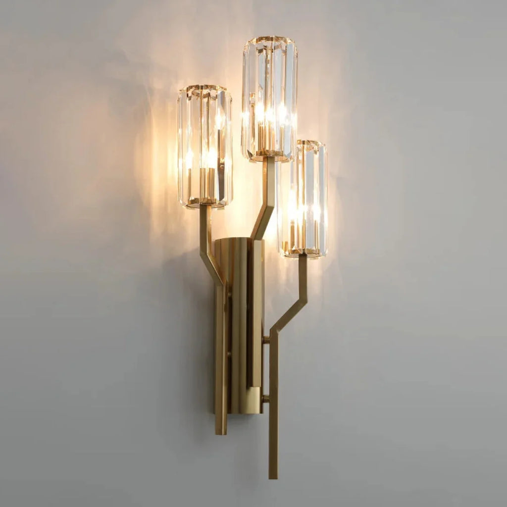 Irlin Trio Crystal Wall Lamp