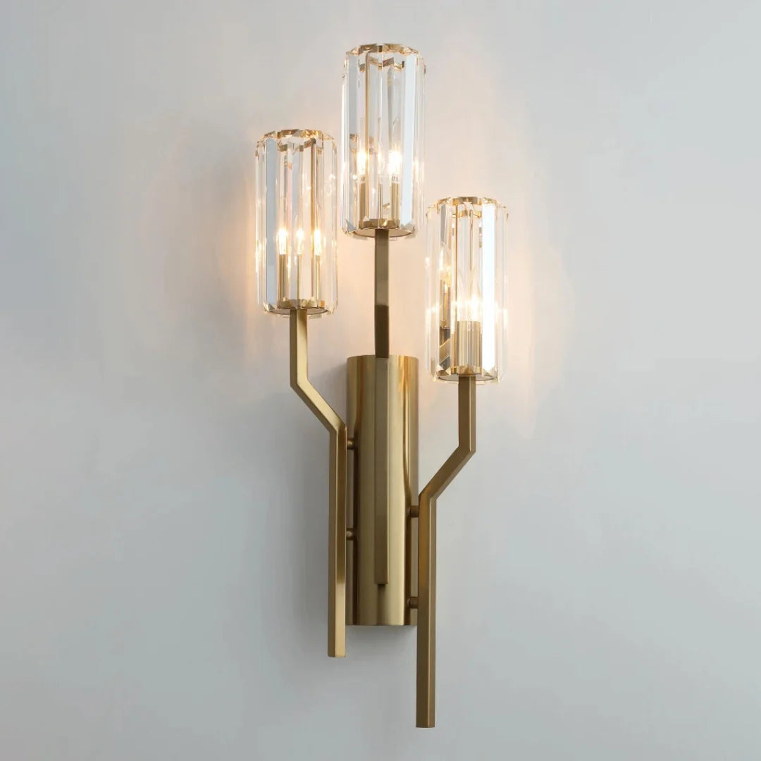 Irlin Trio Crystal Wall Lamp