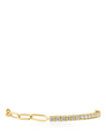 CZ and Chain Bracelet