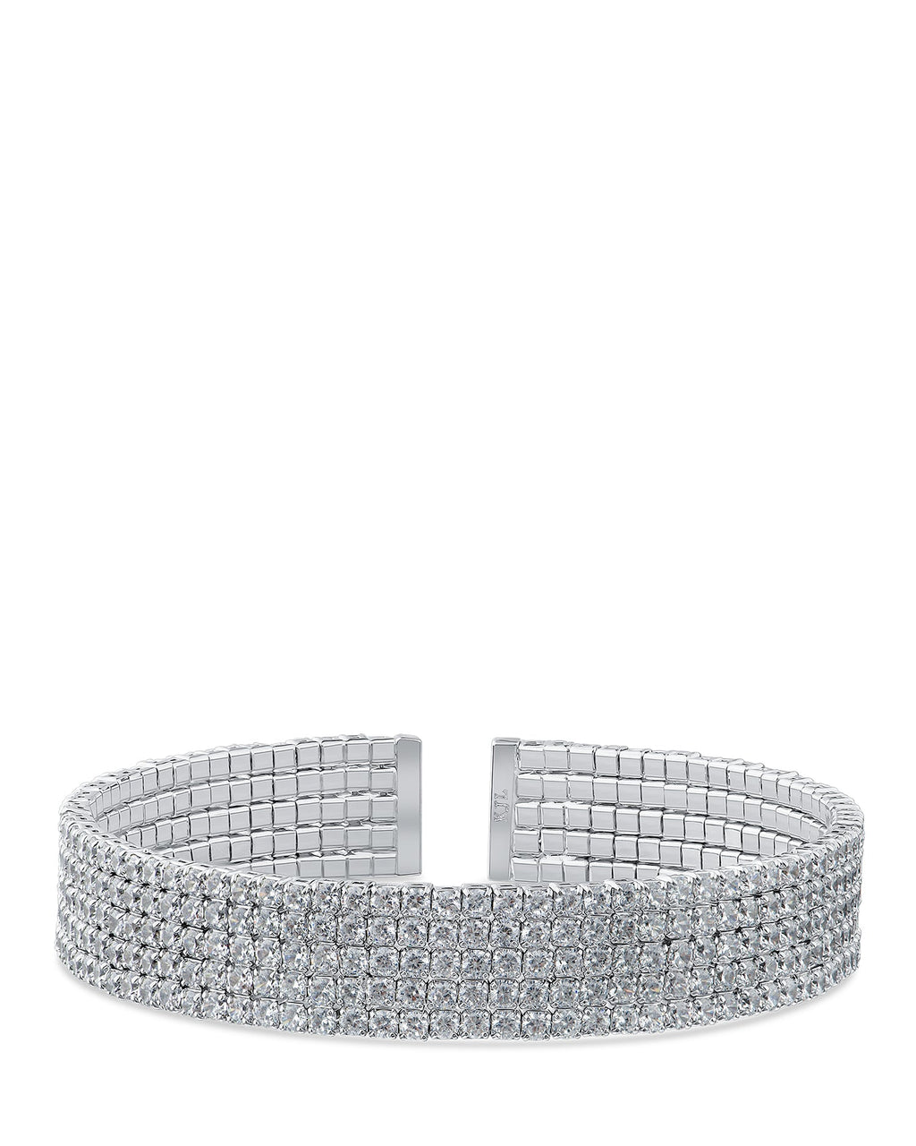 Pave CZ Multi Row Bracelet