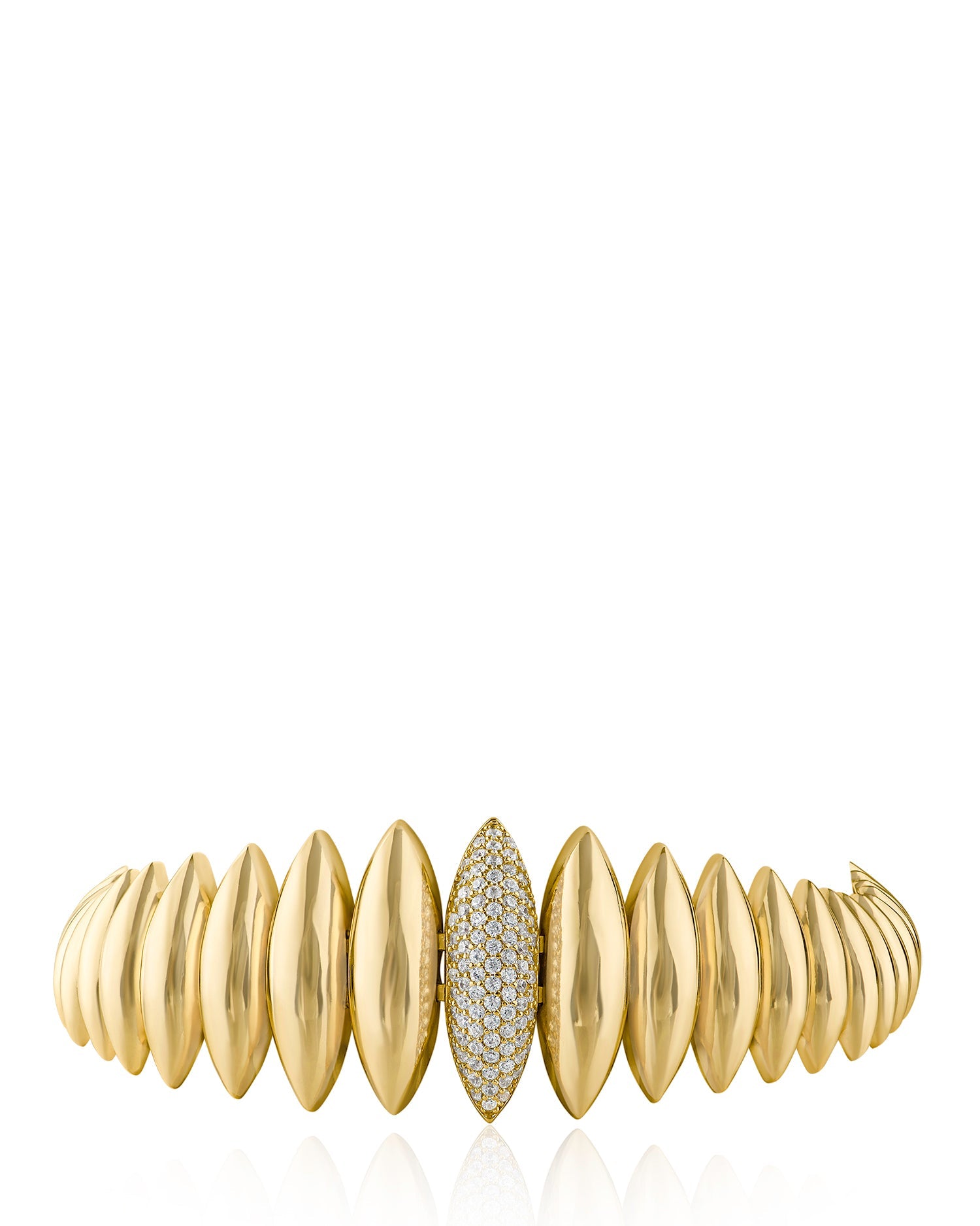 Marquise Shape Link Bracelet