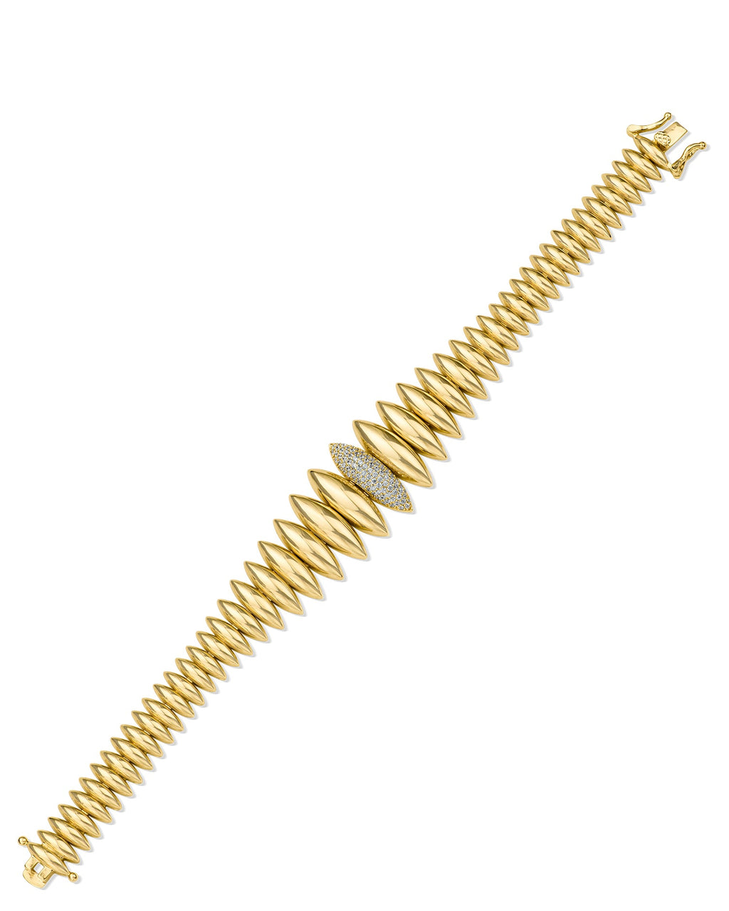 Marquise Shape Link Bracelet