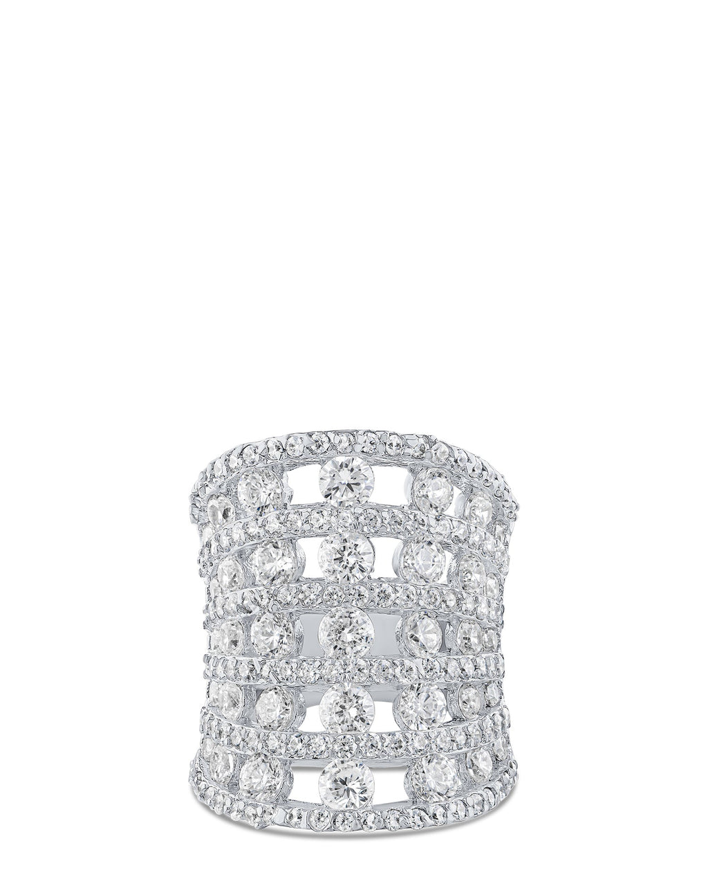 Horizontal 5 Row Ring