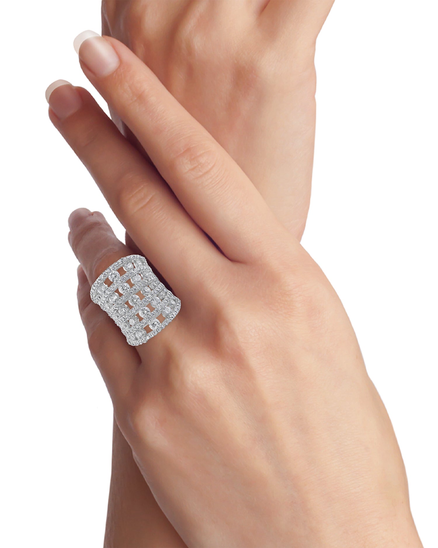Horizontal 5 Row Ring