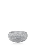 Pave CZ Dome Ring