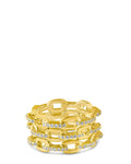Pavé Chain Stacked Ring