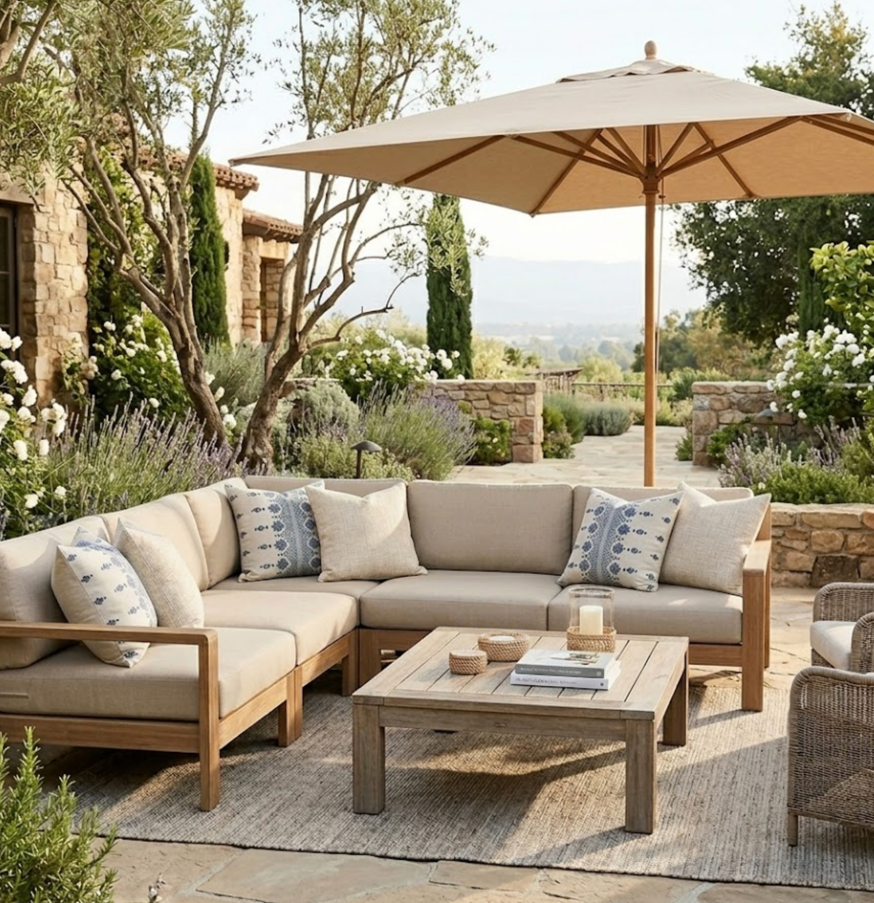 Umbra Pillow Cover in Sand, Indoor Outdoor Pillows