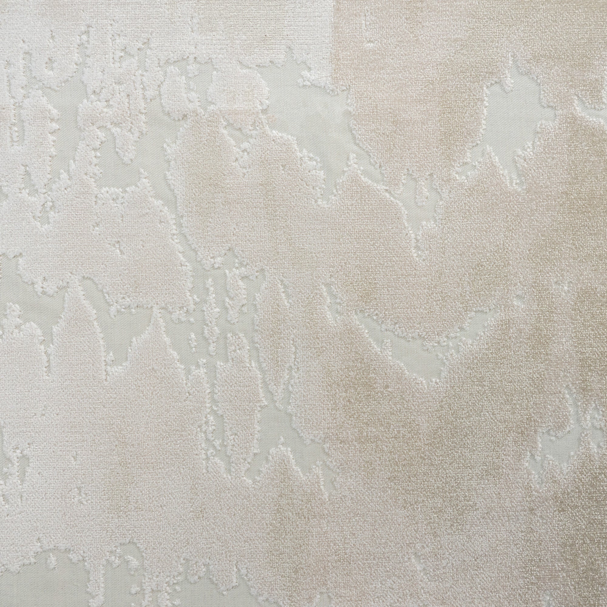 KANOKO - ABSTRACT DESIGNER PATTERN CUT VELVET UPHOLSTERY FABRIC BY THE YARD