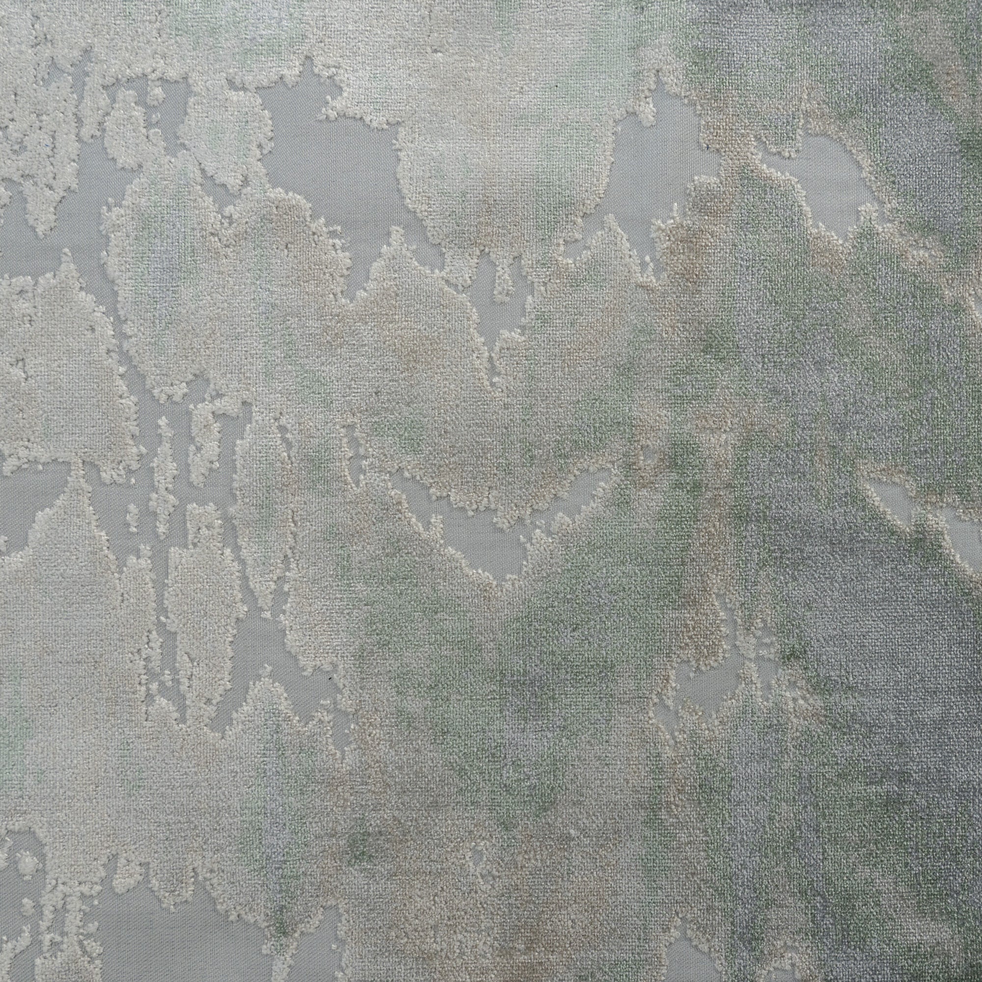 KANOKO - ABSTRACT DESIGNER PATTERN CUT VELVET UPHOLSTERY FABRIC BY THE YARD