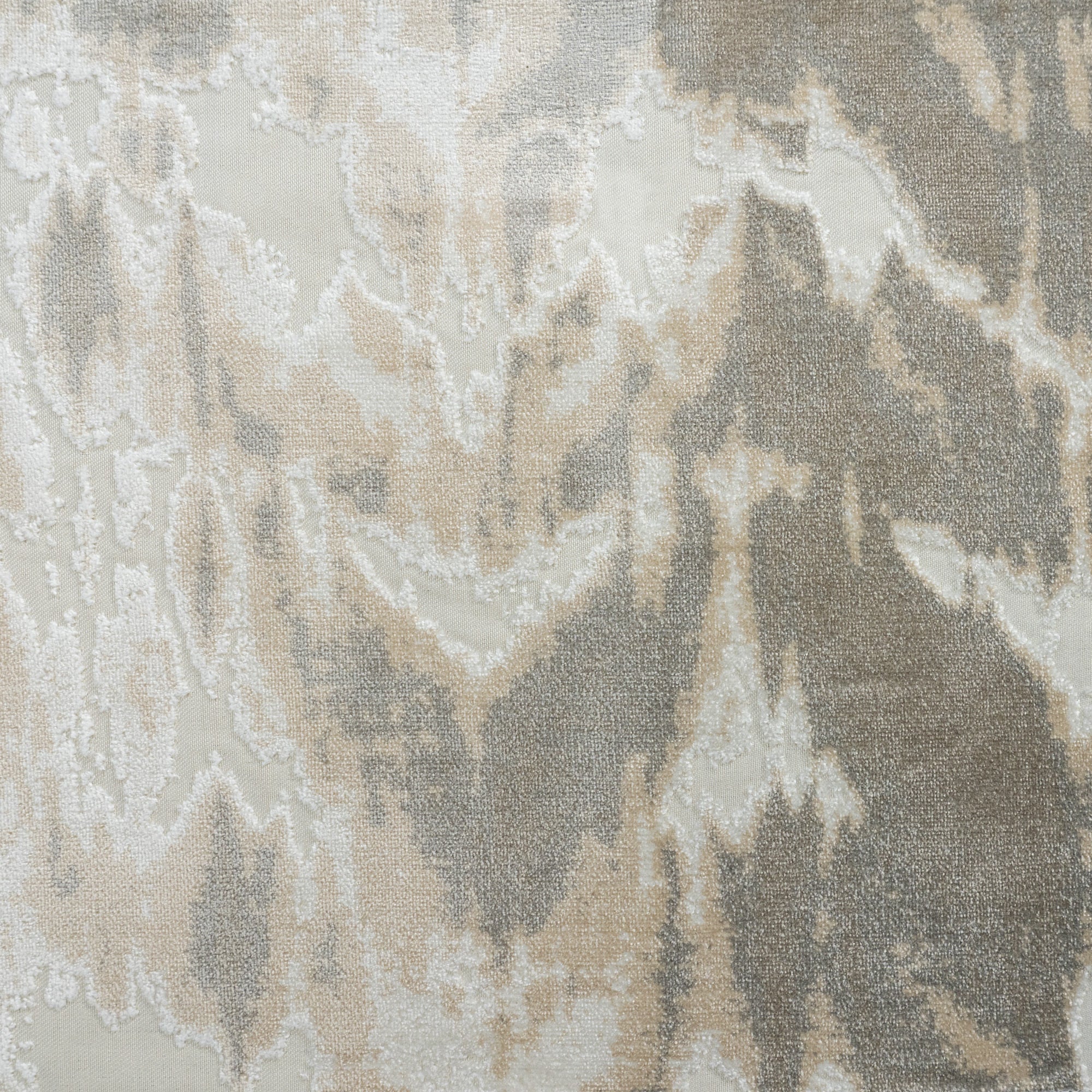 KANOKO - ABSTRACT DESIGNER PATTERN CUT VELVET UPHOLSTERY FABRIC BY THE YARD