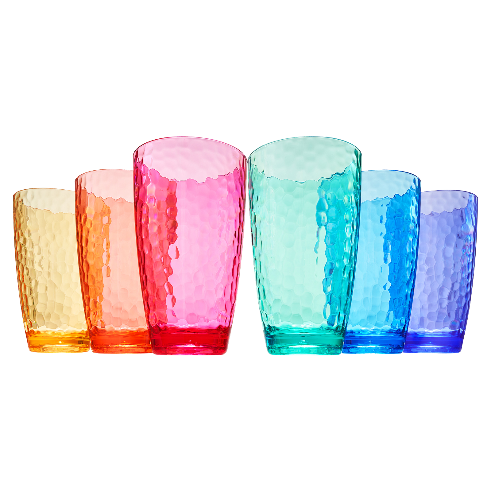 Madrid Acrylic Highball Glassware, Set of 6