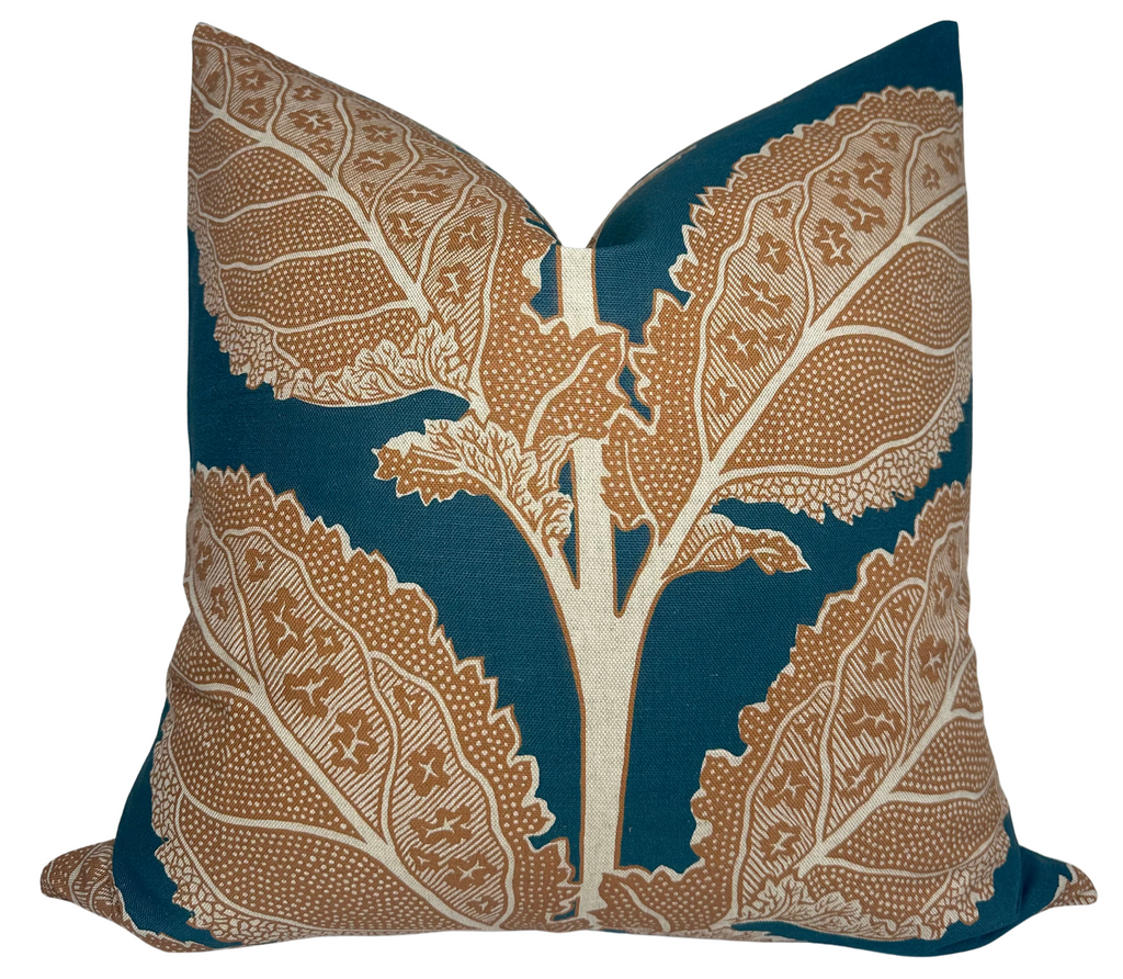 Lacinato Pillow Cover in Basalt Black, Thibaut Pillows
