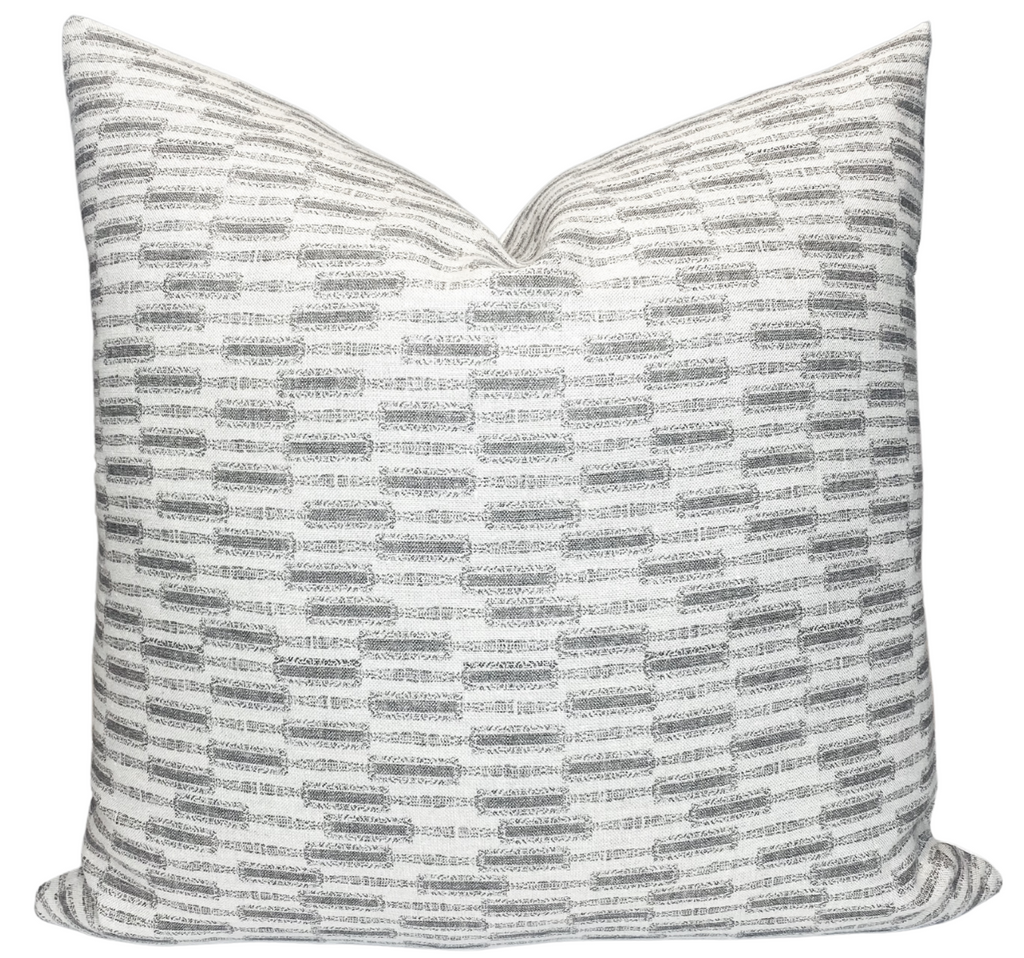 Lacuna Pillow Cover in Kohl, Susan Connor Textiles
