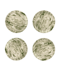 Marbled Olive Dinner Plate - Set of 4
