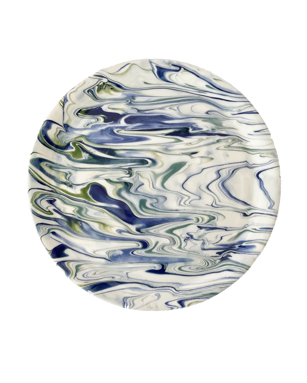 Marbled Ocean Dinner Plate - Set of 4