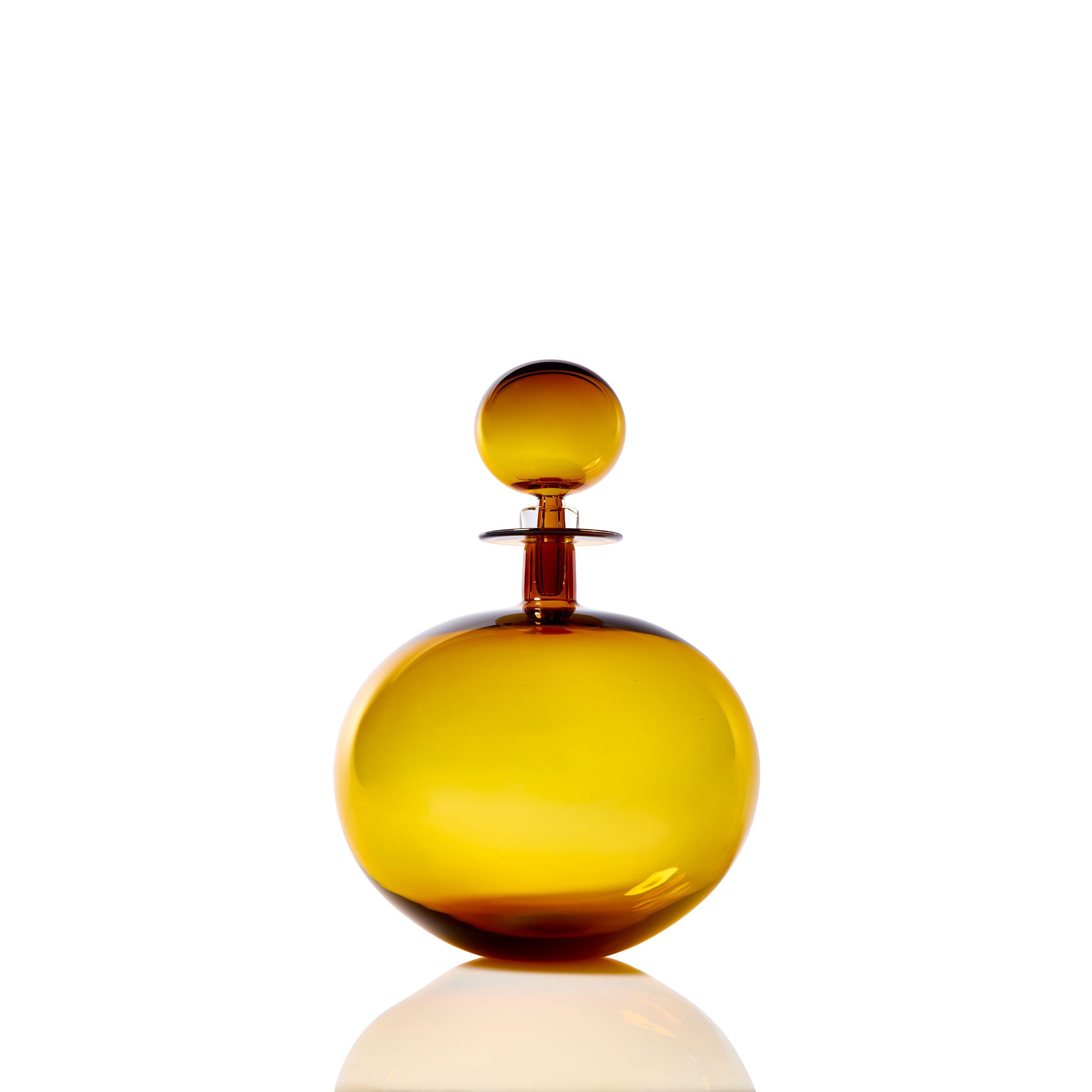 Large Low Round Decanter