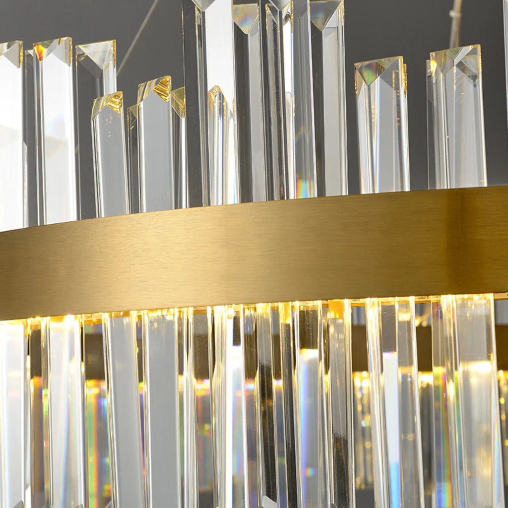 Modern Luxury Round Crystal Chandelier