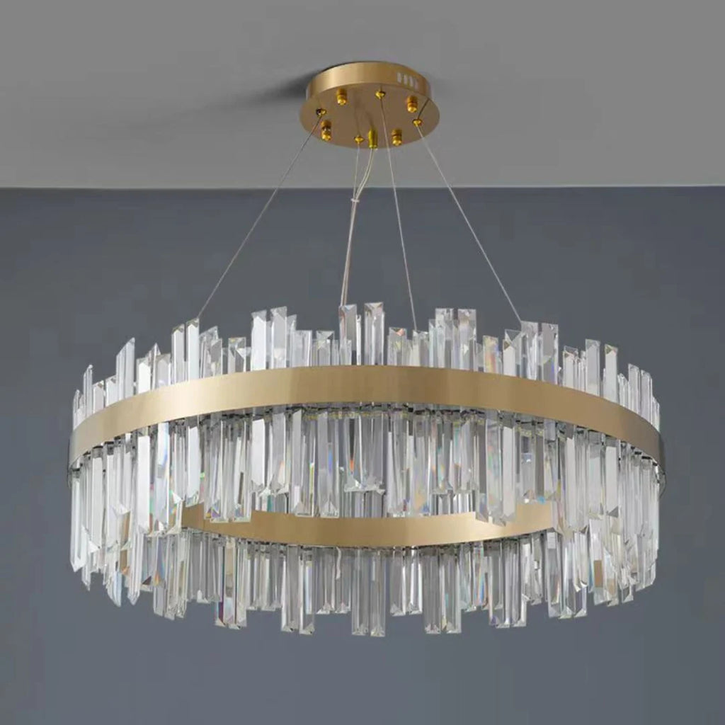 Modern Luxury Round Crystal Chandelier
