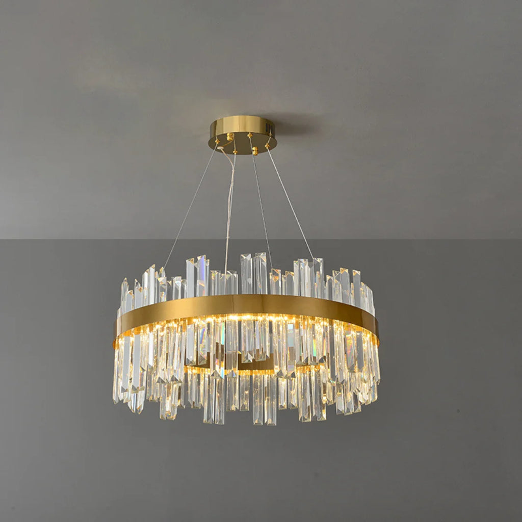 Modern Luxury Round Crystal Chandelier