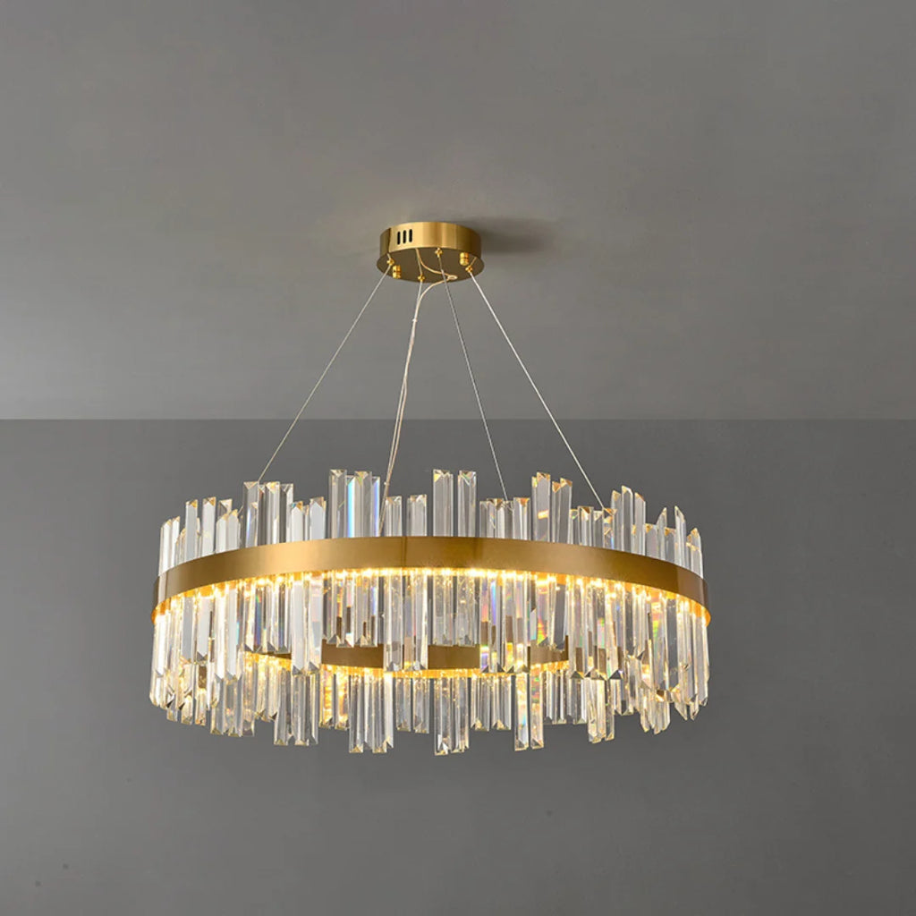 Modern Luxury Round Crystal Chandelier