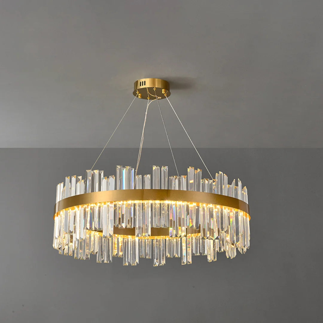 Modern Luxury Round Crystal Chandelier