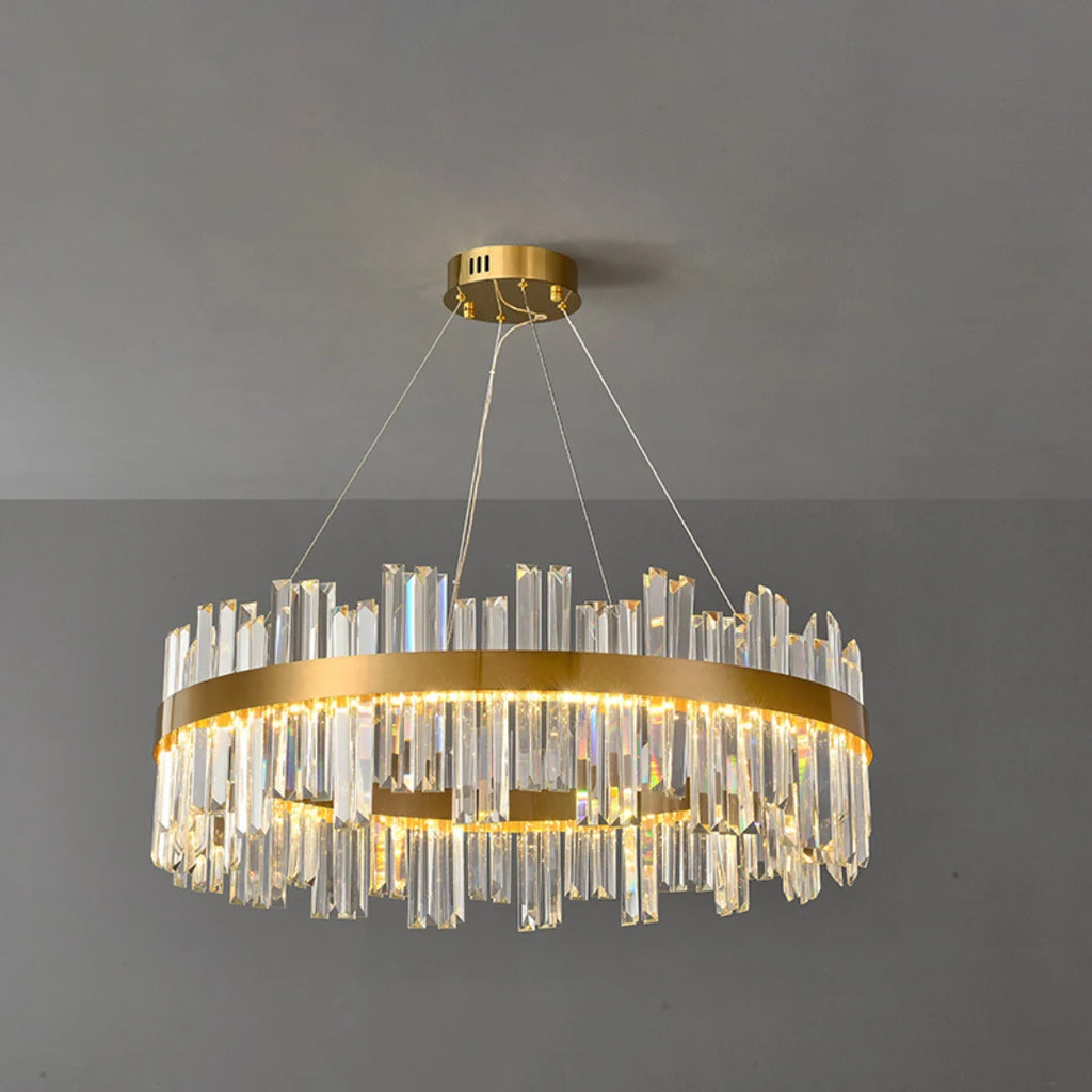 Modern Luxury Round Crystal Chandelier