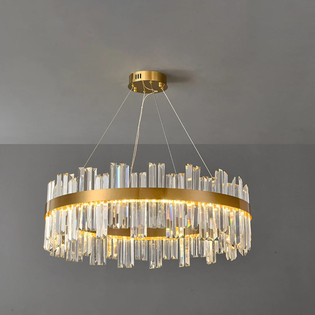 Modern Luxury Round Crystal Chandelier