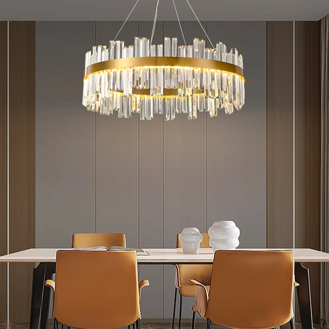 Modern Luxury Round Crystal Chandelier