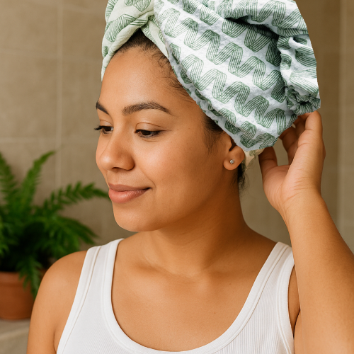 Fast Drying Hair Towel (Sage)
