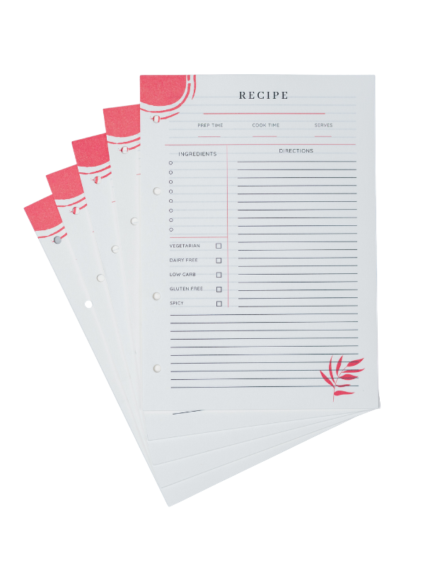 Wooden Recipe Book – Tomatoes Theme (B2B)