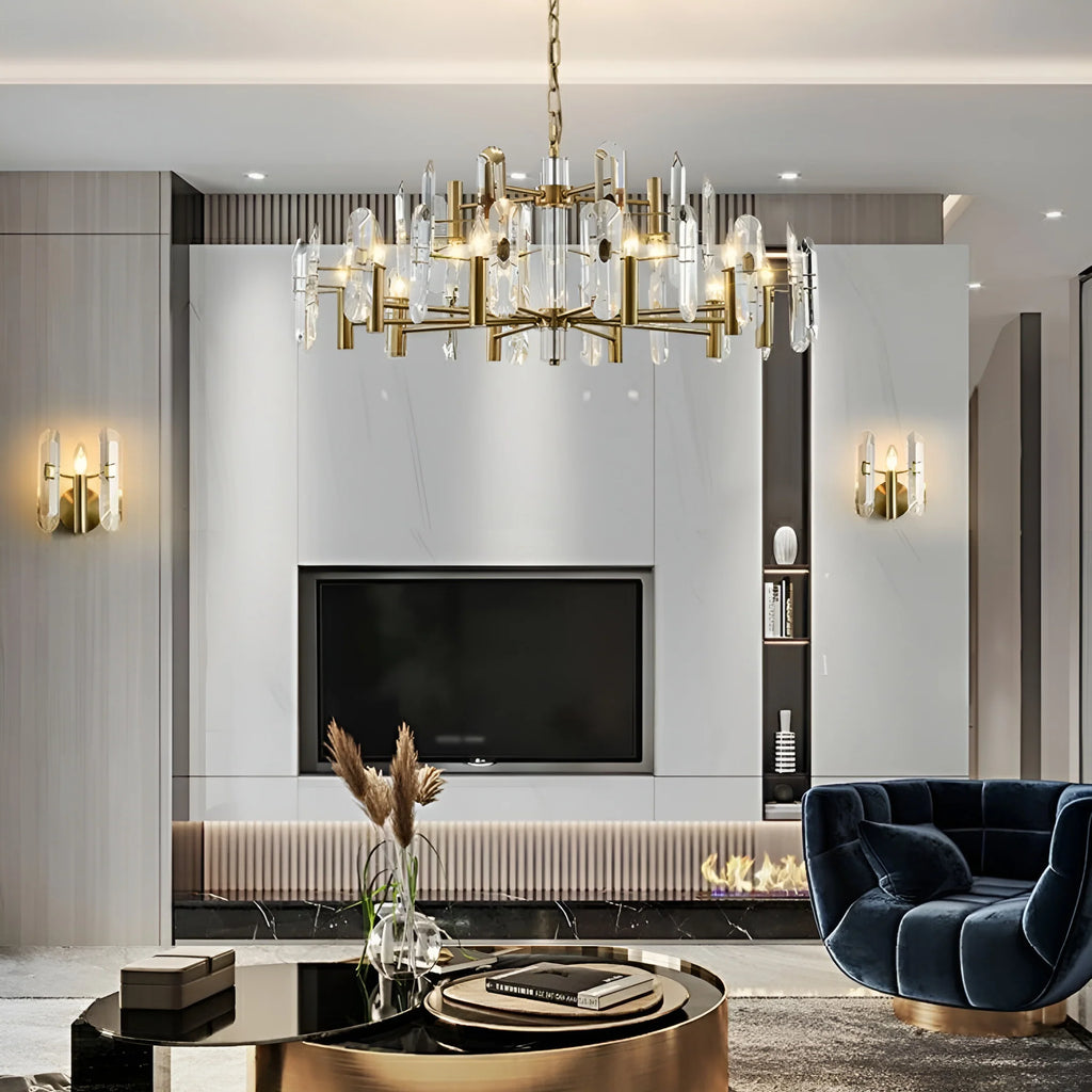 Bar Ceiling Bedroom Crystal Chandelier