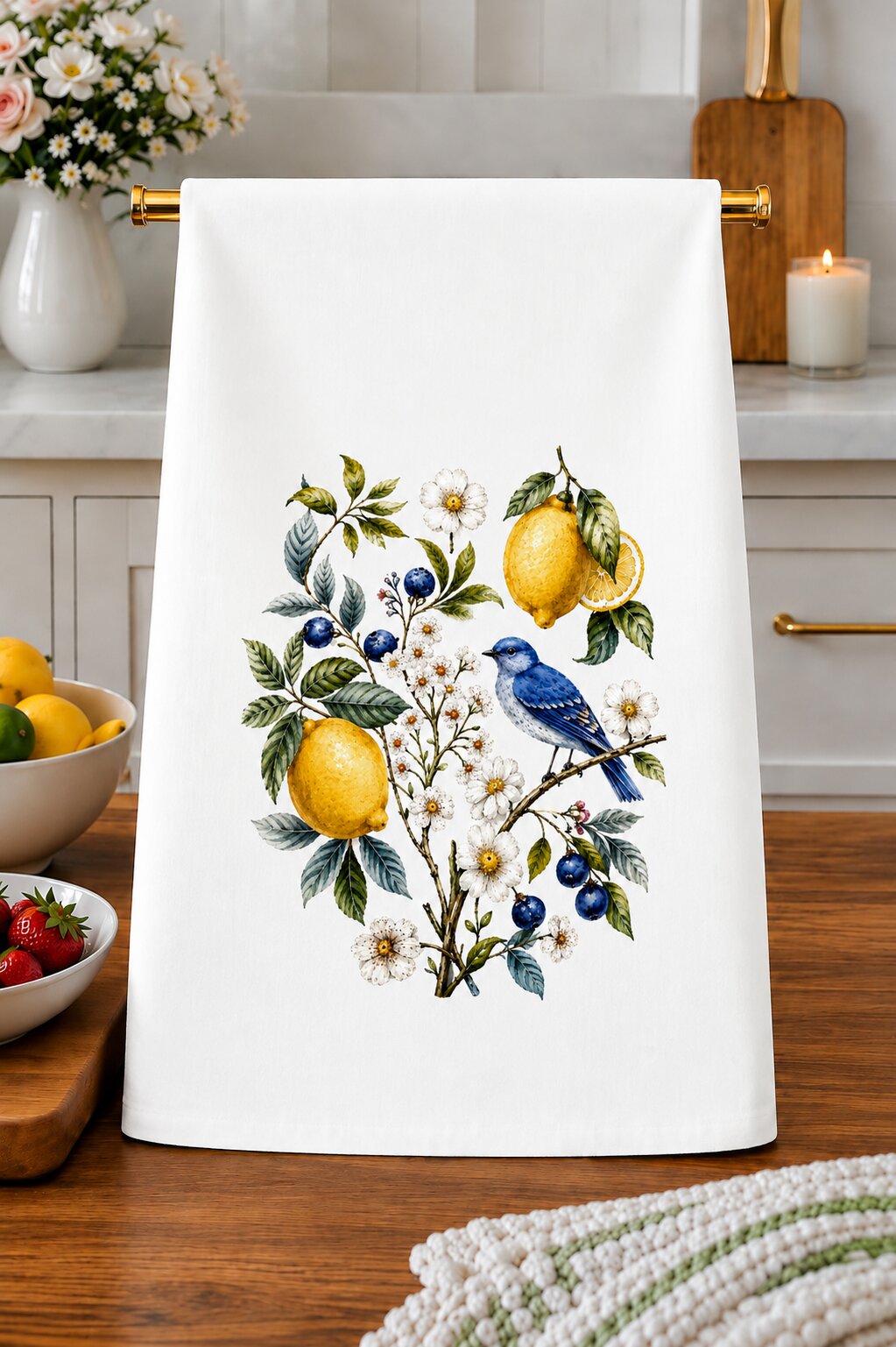 Bluebird & Lemons Kitchen Towel