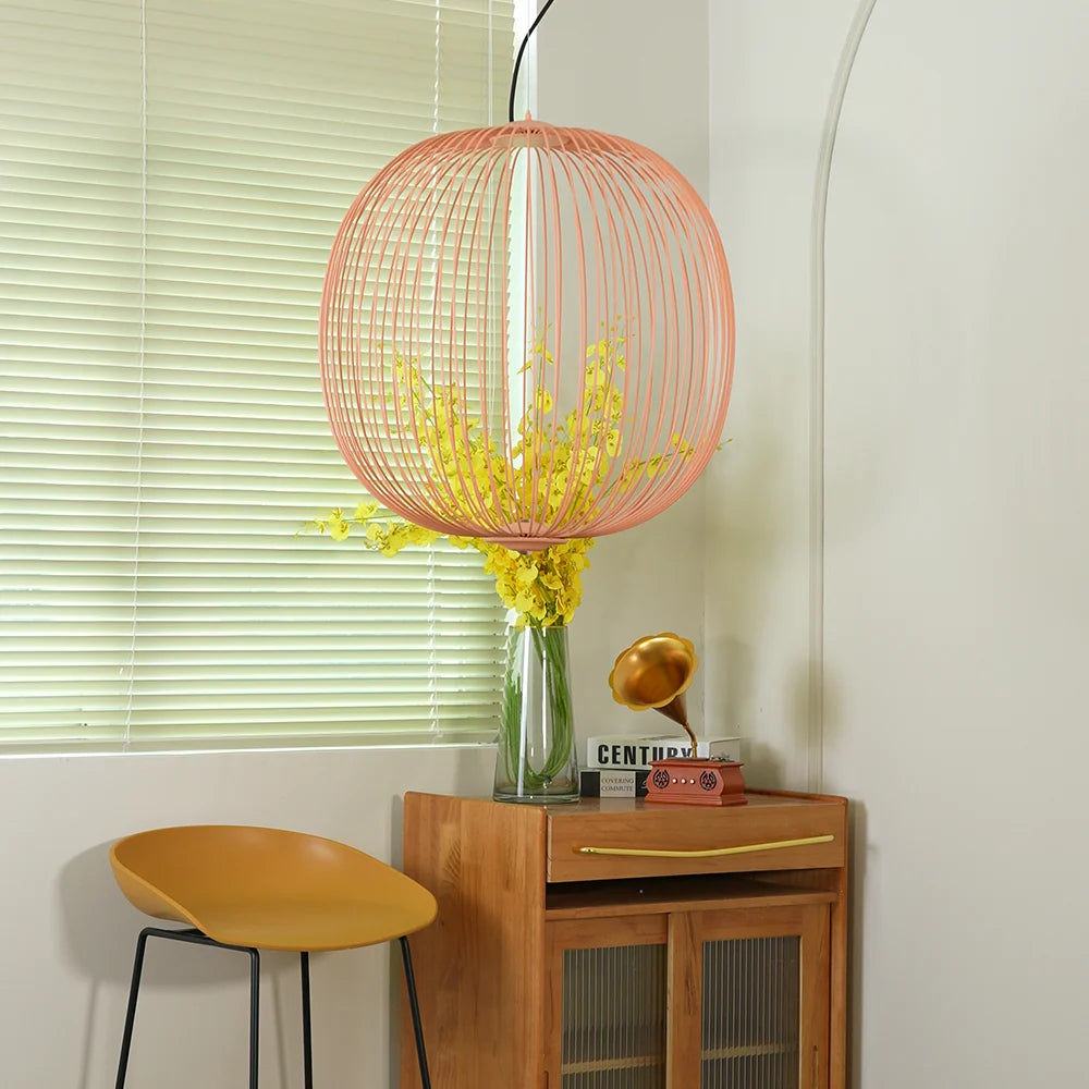 Lightweight Spokes Shaped Pendant Lamp