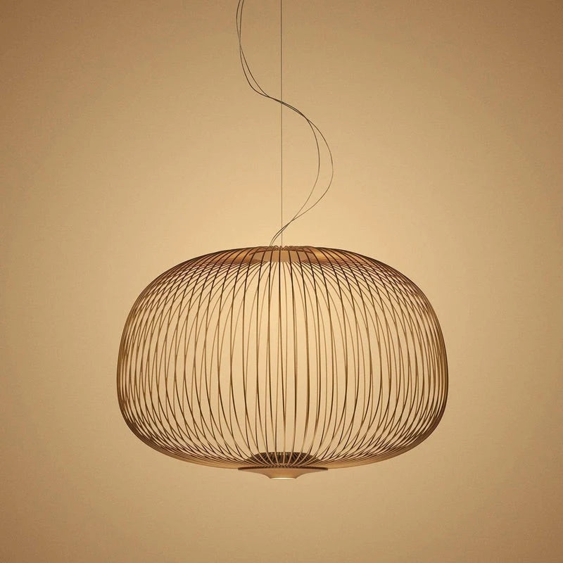 Lightweight Spokes Shaped Pendant Lamp