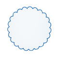 Linen Scalloped Placemats, Set of 4