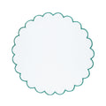 Linen Scalloped Placemats, Set of 4