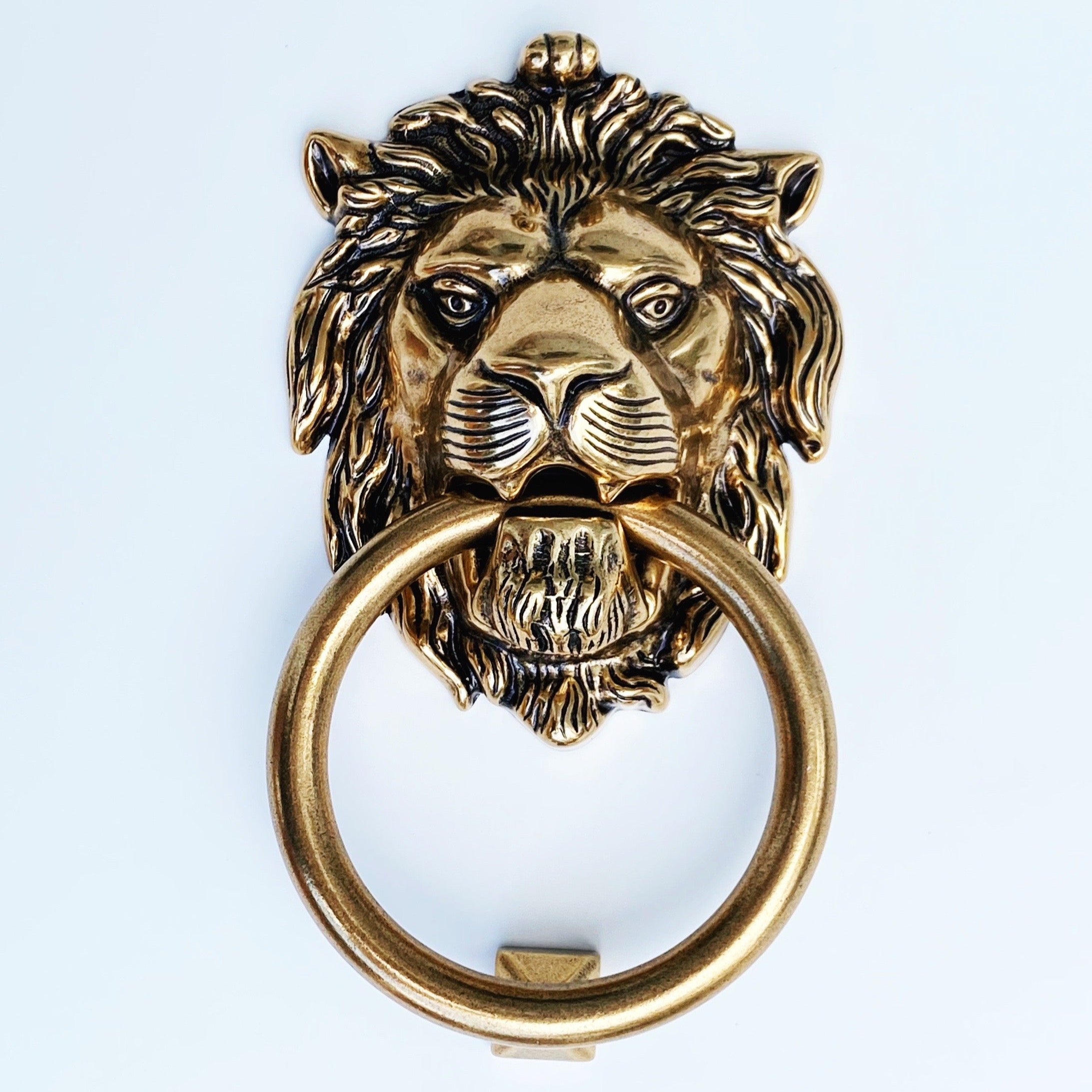 Brass Lionhead Door Knocker - Holiday Gift