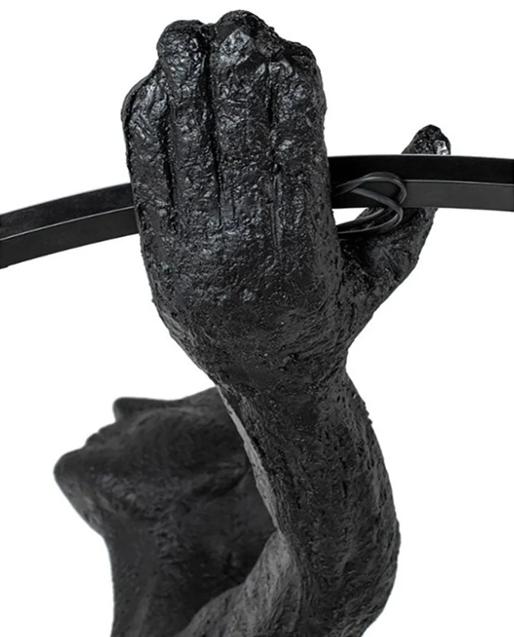 Liva Sculpture Ring Figure Floor Lamp
