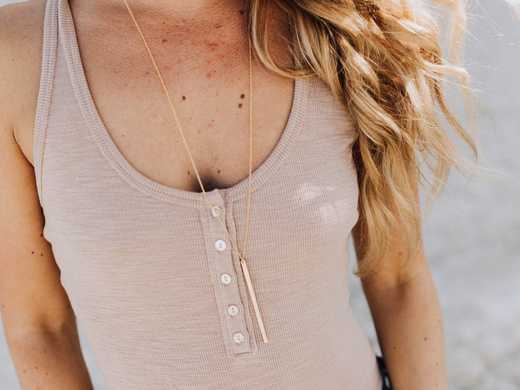 Long Bar Necklace