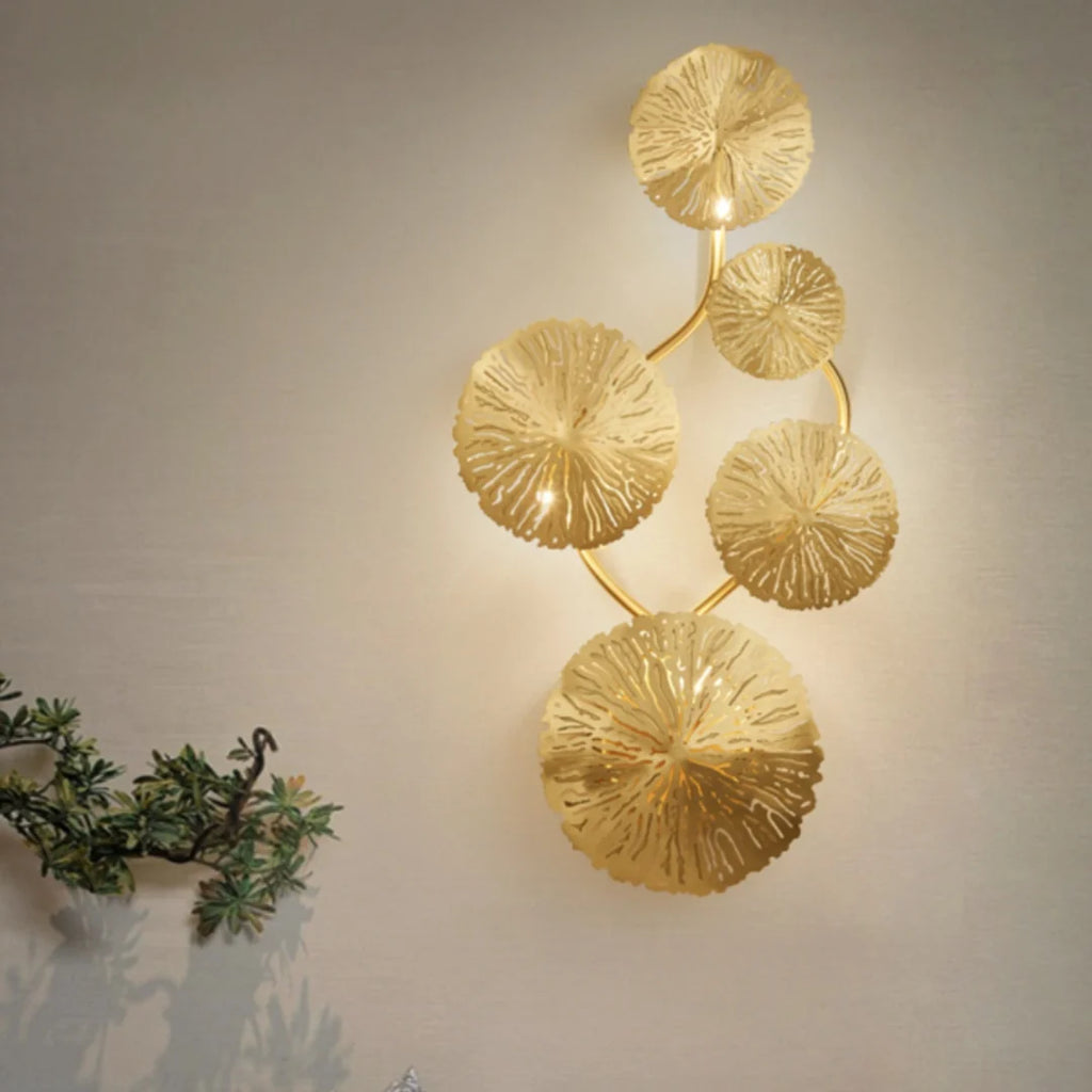 Lotus Leaf Wall Sconce