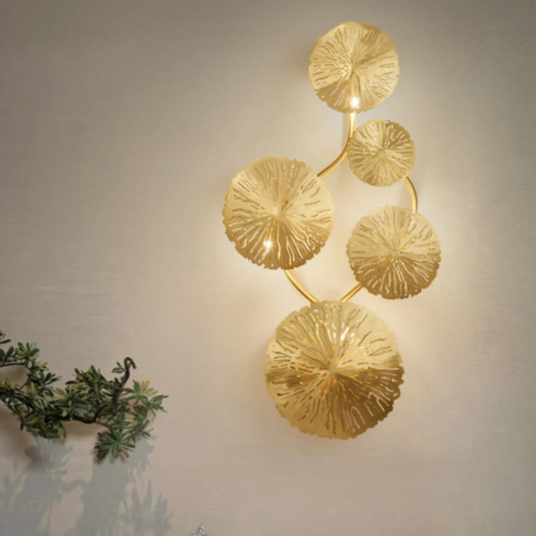 Lotus Leaf Wall Sconce