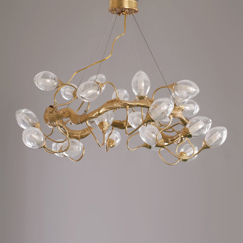 Lotus Brass Chandeliers