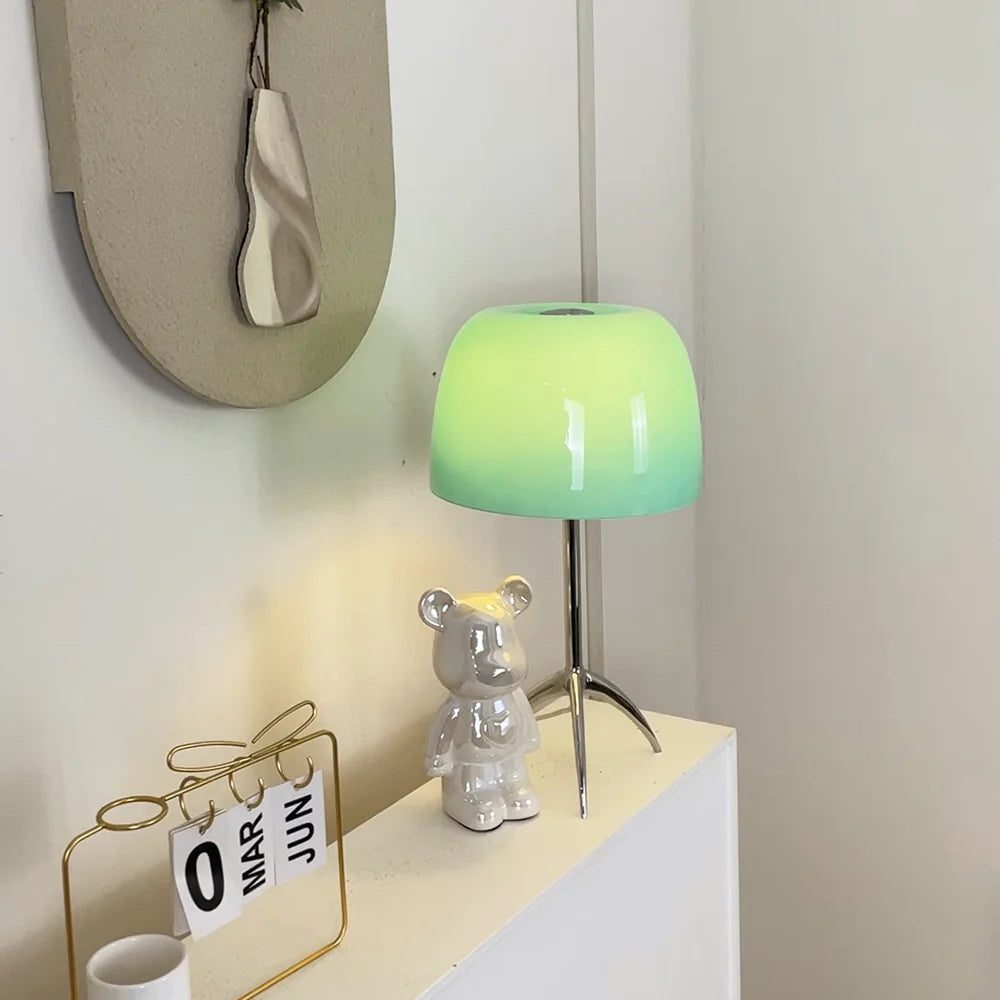 Lumiere Sculptural Glass Table Lamp