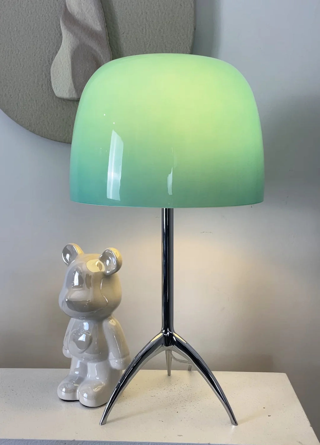 Lumiere Sculptural Glass Table Lamp