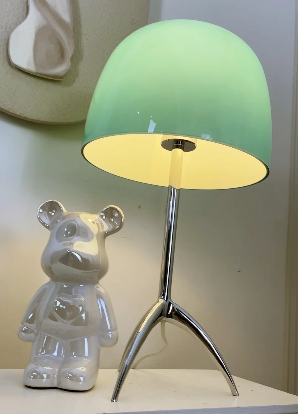 Lumiere Sculptural Glass Table Lamp