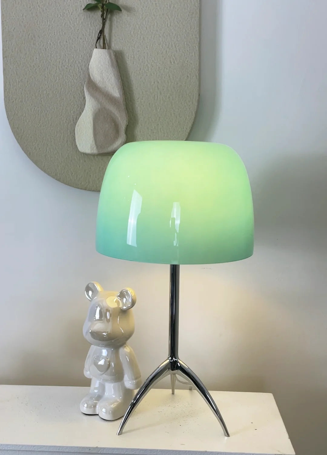 Lumiere Sculptural Glass Table Lamp