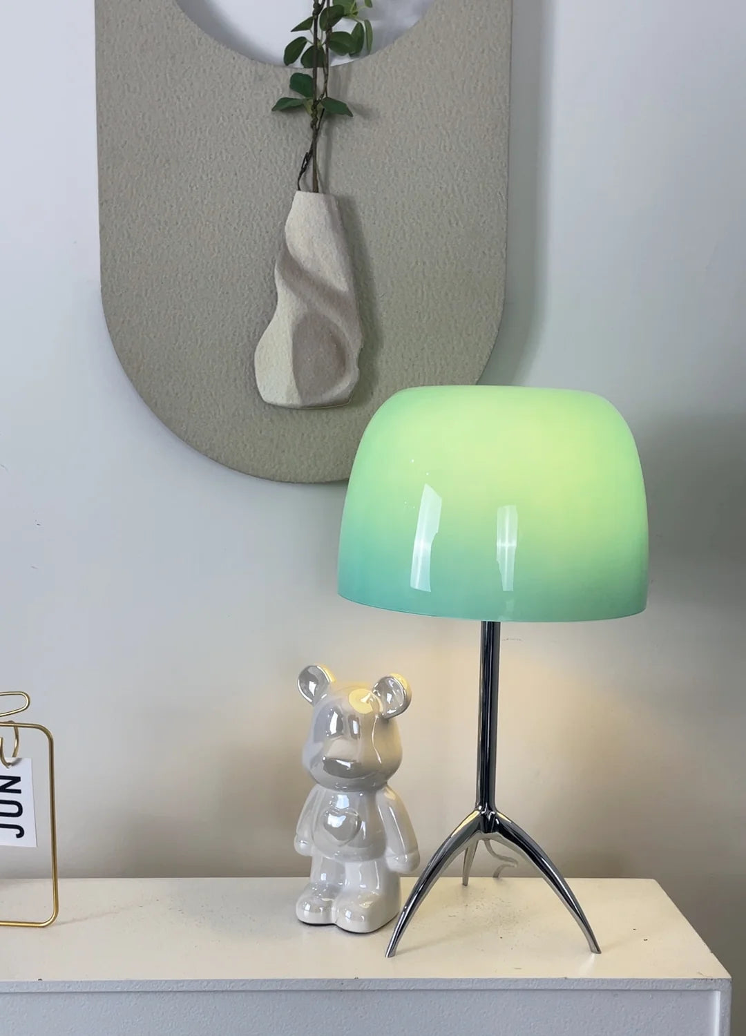 Lumiere Sculptural Glass Table Lamp