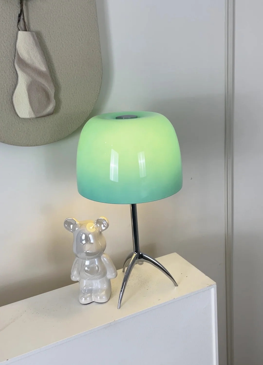 Lumiere Sculptural Glass Table Lamp